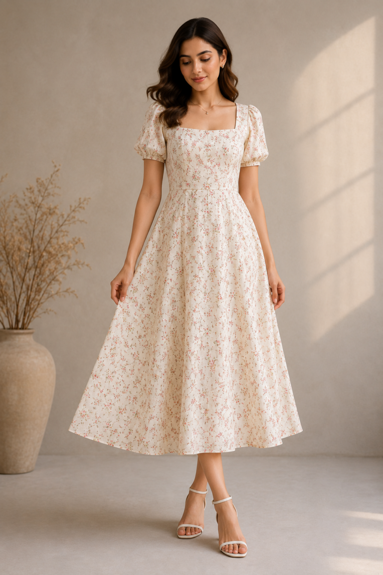 A-line dress